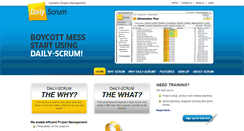 Desktop Screenshot of daily-scrum.com